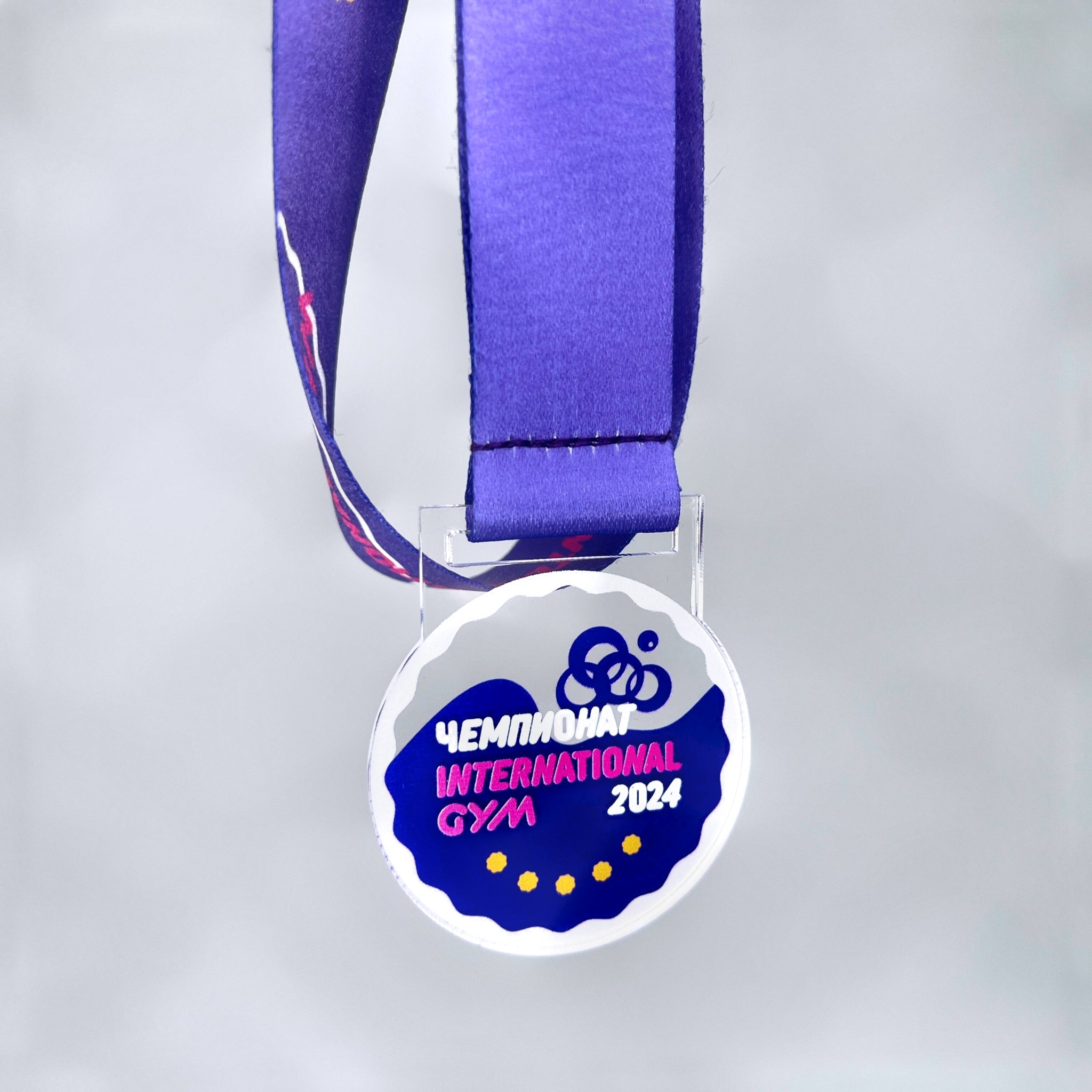 Акриловая медаль для победителя чемпионата