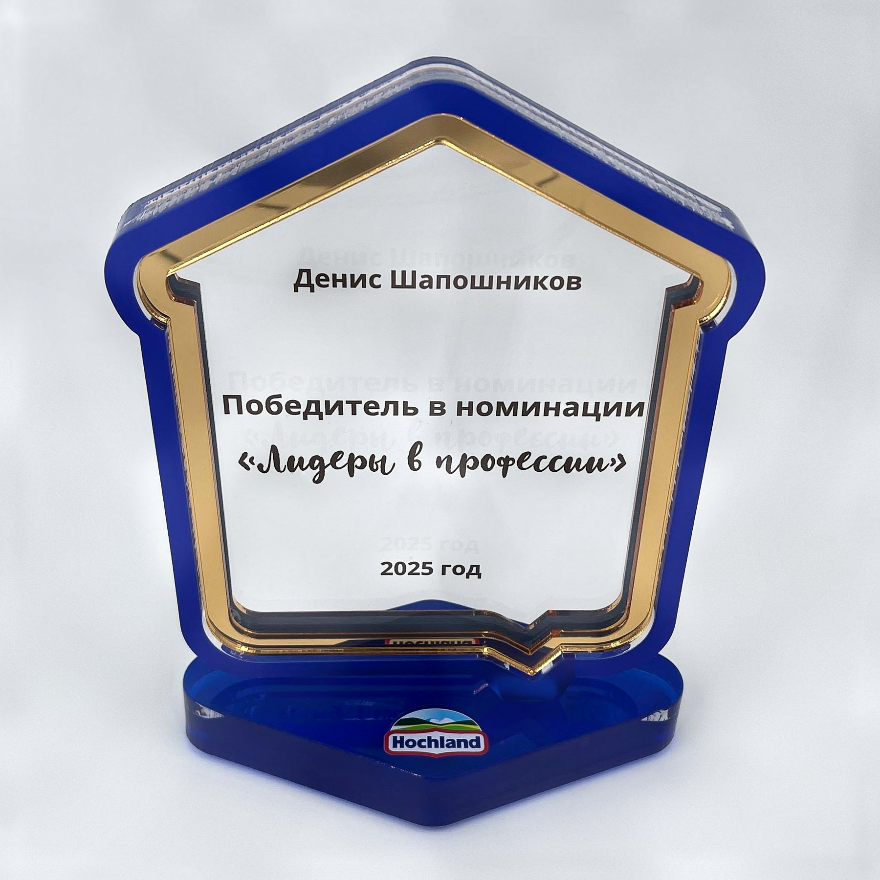 Статуэтка из акрила для компании «Hohland»